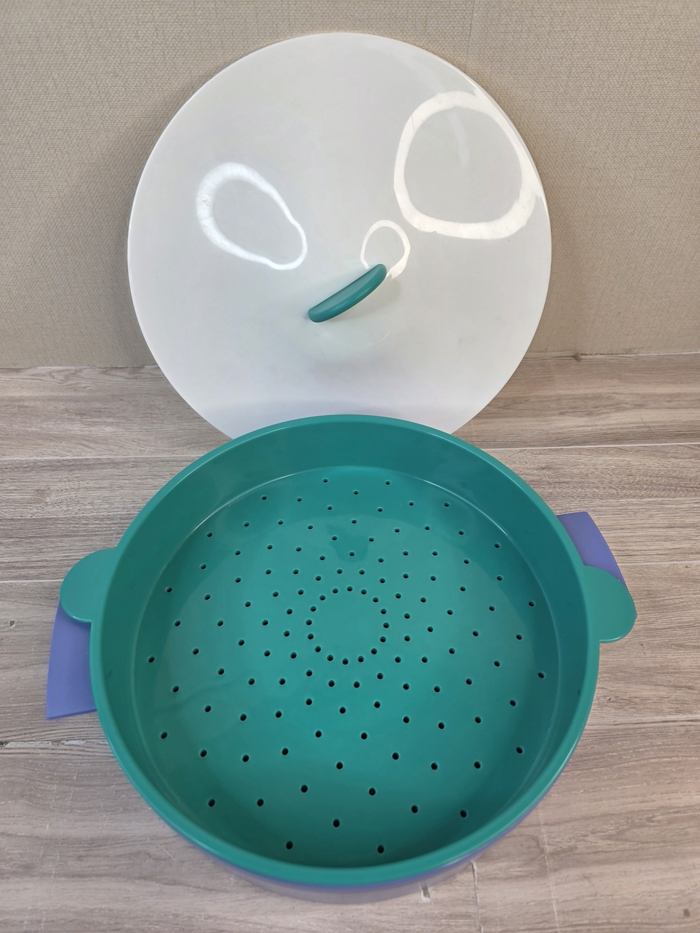 Tupperware Smart Steamer/Strainer with Handles